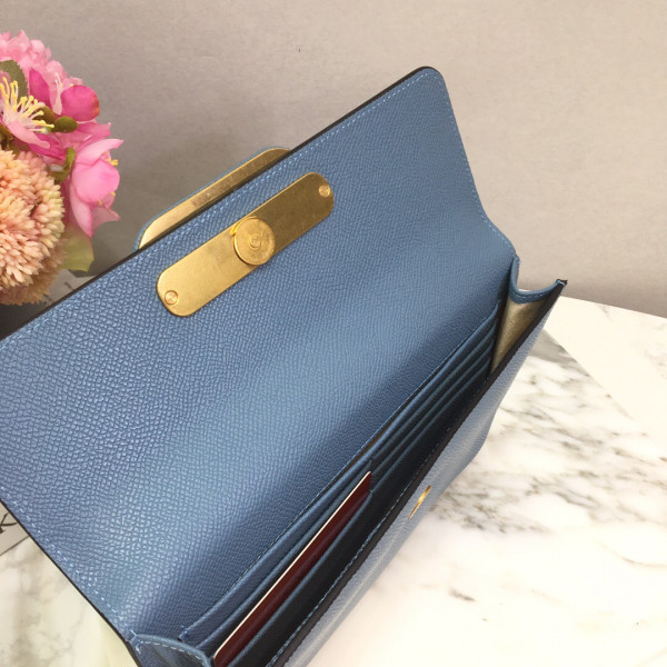 VALENTINO GARAVANI VSLING GRAINY CLUTCH