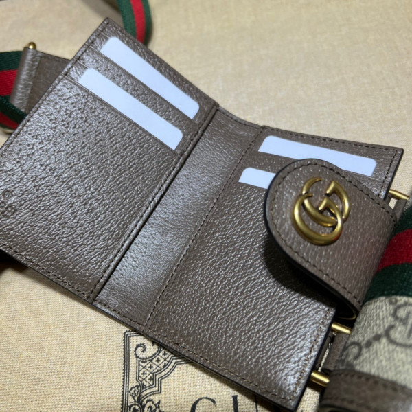 G*u*i ophidia gg mini bag and detachable wallet