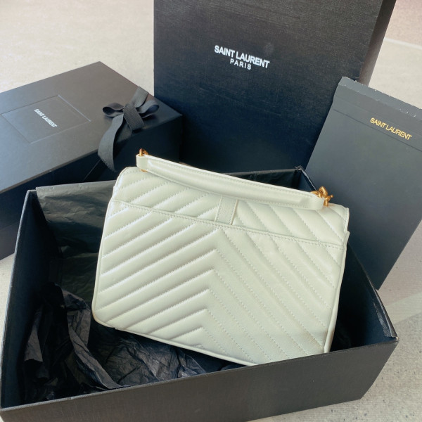 Y*L medium leather shoulder bag-24*17*6.5cm