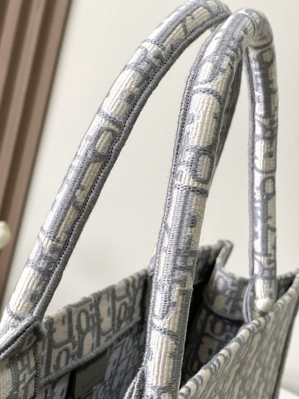 Large Diro Book Tote Grey-42cm