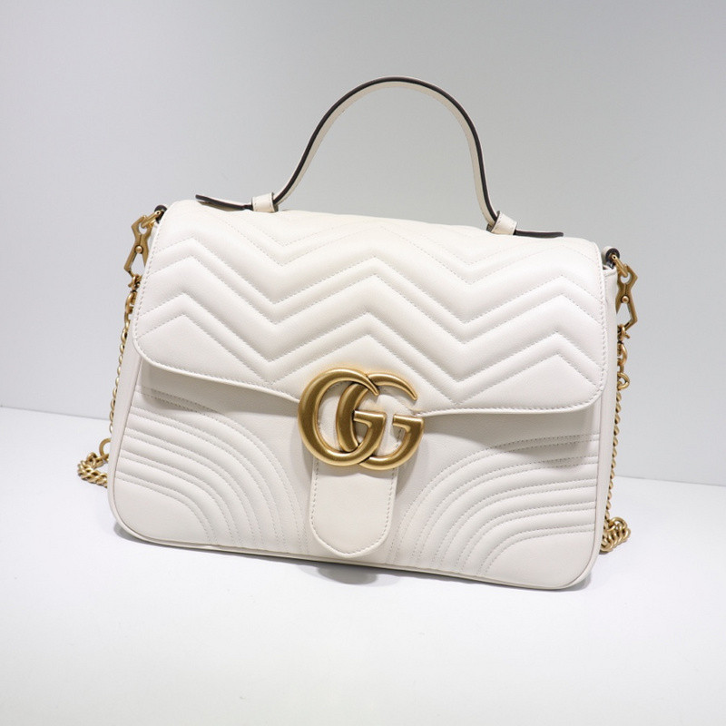 G*u*i gg marmont medium top handle bag